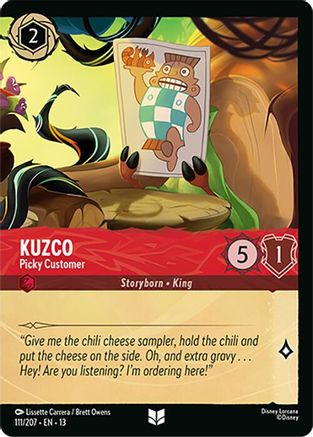 Kuzco - Picky Customer (Foil) | Cold Foil (111/204) [Attack of the Vine]