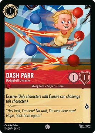 Dash Parr - Dodgeball Dynamo |  (114/204) [Attack of the Vine]