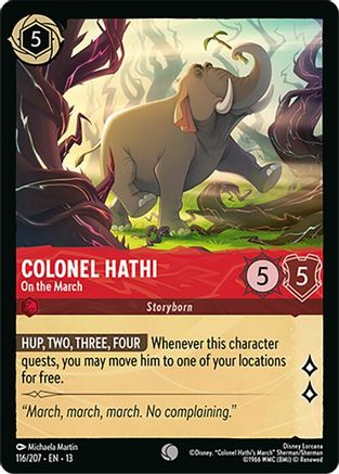 Colonel Hathi - On the March |  (116/204) [Attack of the Vine]