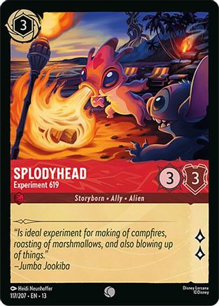 Splodyhead - Experiment 619 | Cold Foil (117/204) [Attack of the Vine]
