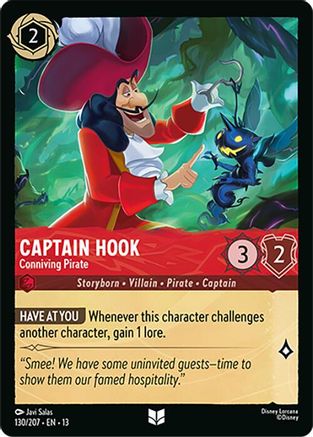 Captain Hook - Conniving Pirate |  (130/204) [Attack of the Vine]