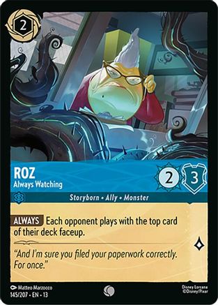Roz - Always Watching | Cold Foil (145/204) [Attack of the Vine]