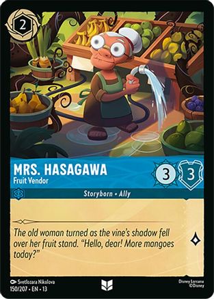 Mrs. Hasagawa - Fruit Vendor | Cold Foil (150/204) [Attack of the Vine]