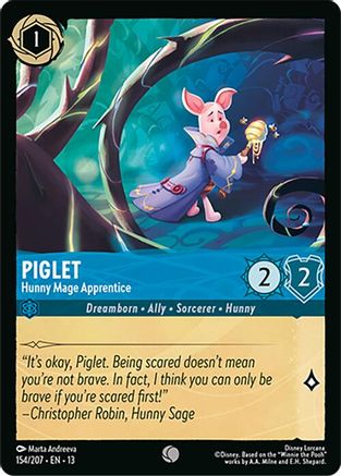 Piglet - Hunny Mage Apprentice |  (154/204) [Attack of the Vine]