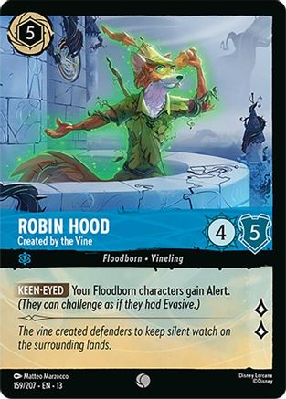 Robin Hood - Created by the Vine (Foil) | Cold Foil (159/204) [Attack of the Vine]
