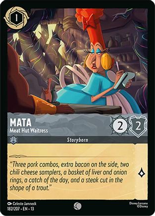 Mata - Meat Hut Waitress |  (182/204) [Attack of the Vine]