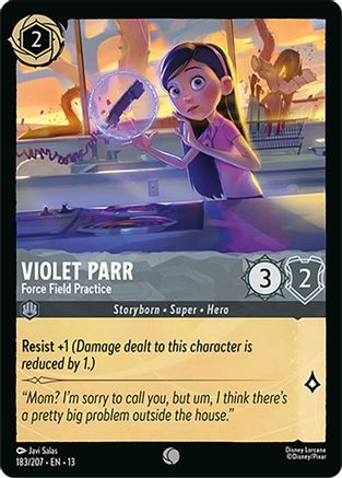 Violet Parr - Force Field Practice |  (183/204) [Attack of the Vine]