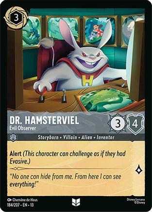 Dr. Hamsterviel - Evil Observer | Cold Foil (184/204) [Attack of the Vine]