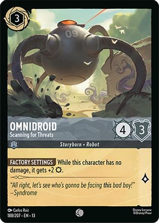 Omnidroid - Scanning for Threats | Cold Foil (188/204) [Attack of the Vine]