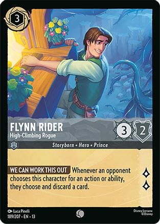 Flynn Rider - High-Climbing Rogue | Cold Foil (189/204) [Attack of the Vine]