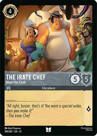 The Irate Chef - Meat Hut Cook | Cold Foil (190/204) [Attack of the Vine]