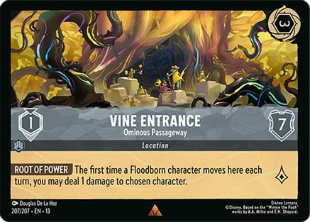 Vine Entrance - Ominous Passageway | Cold Foil (207/204) [Attack of the Vine]