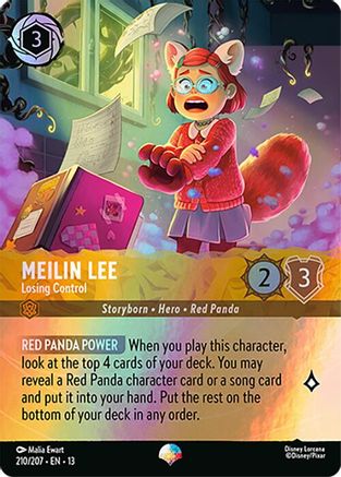 Meilin Lee - Losing Control (Epic) | Holofoil (210/204) [Attack of the Vine]