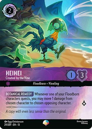 Heihei - Created by the Vine (Epic) | Holofoil (211/204) [Attack of the Vine]