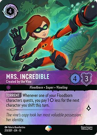 Mrs. Incredible - Created by the Vine (Epic) | Holofoil (213/204) [Attack of the Vine]