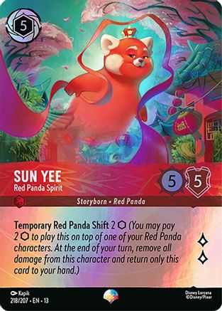 Sun Yee - Red Panda Spirit (Epic) | Holofoil (218/204) [Attack of the Vine]