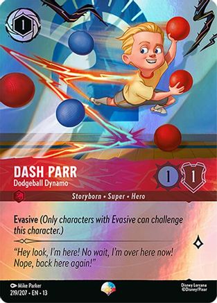 Dash Parr - Dodgeball Dynamo (Epic) | Holofoil (219/204) [Attack of the Vine]