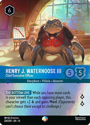 Henry J. Waternoose III - Chief Executive Officer (Epic) | Holofoil (220/204) [Attack of the Vine]