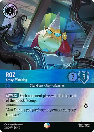 Roz - Always Watching (Epic) | Holofoil (221/204) [Attack of the Vine]