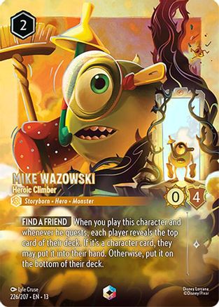 Mike Wazowski - Heroic Climber (Enchanted) | Holofoil (226/204) [Attack of the Vine]