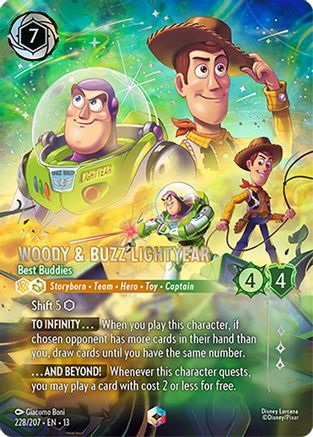 Woody & Buzz Lightyear - Best Buddies (Enchanted) | Holofoil (228/204) [Attack of the Vine]