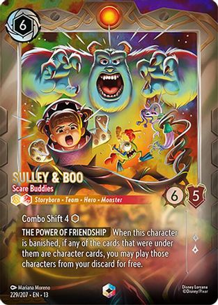Sulley & Boo - Scare Buddies (Enchanted) | Holofoil (229/204) [Attack of the Vine]