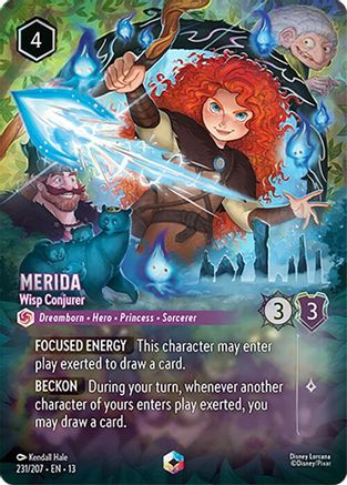 Merida - Wisp Conjurer (Enchanted) | Holofoil (231/204) [Attack of the Vine]