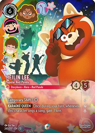 Meilin Lee - Popular Red Panda (Enchanted) | Holofoil (240/204) [Attack of the Vine]