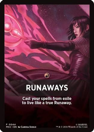 Runaways Theme Card |  (044) [Commander: Marvel Super Heroes]