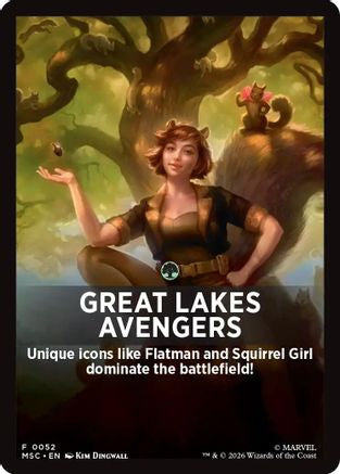 Great Lakes Avengers Theme Card |  (052) [Commander: Marvel Super Heroes]