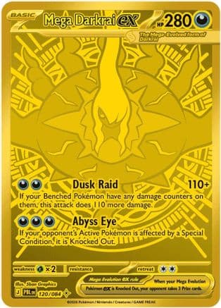 Mega Darkrai ex 120/084 - ME05 Pitch Black Holofoil