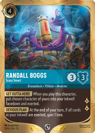 Randall Boggs - Scary Smart | Holofoil (11) [Disney Lorcana Promo Cards]