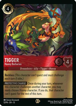 Tigger - Hunny Barbarian | Cold Foil (12) [Disney Lorcana Promo Cards]