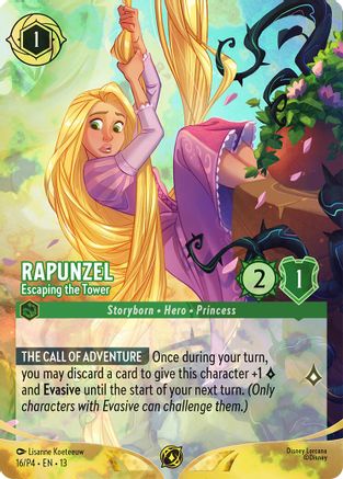 Rapunzel - Escaping the Tower (Store Championship) | Holofoil (16) [Disney Lorcana Promo Cards]