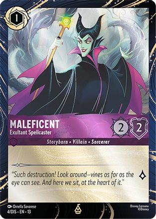 Maleficent - Exultant Spellcaster | Holofoil (4) [Disney Lorcana Promo Cards]