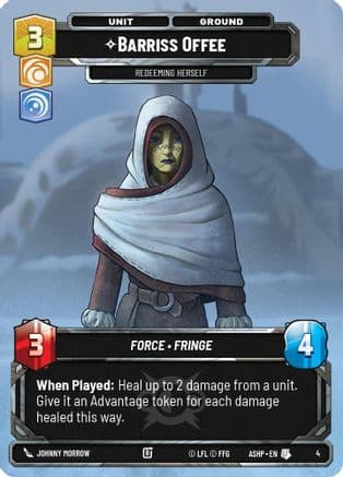 Barriss Offee |  (4)  [Ashes of the Empire  Weekly Play Promos]