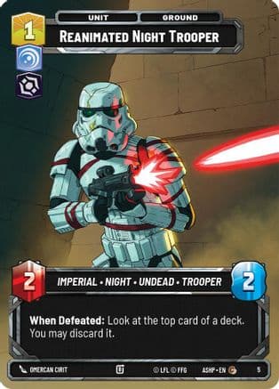 Reanimated Night Trooper |  (5)  [Ashes of the Empire  Weekly Play Promos]