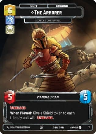 The Armorer - Secrecy is Our Survival |  (7)  [Ashes of the Empire  Weekly Play Promos]