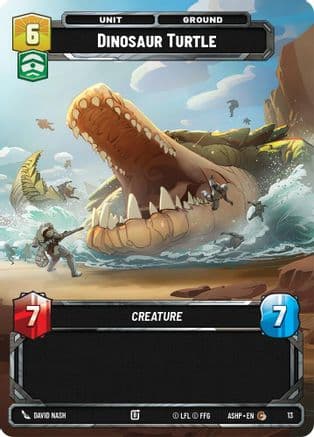 Dinosaur Turtle |  (13)  [Ashes of the Empire  Weekly Play Promos]