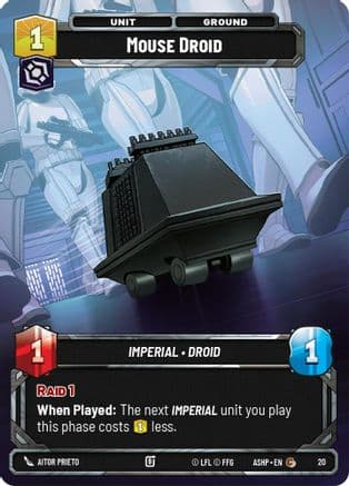 Mouse Droid |  (20)  [Ashes of the Empire  Weekly Play Promos]