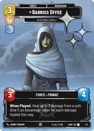 Barriss Offee (Foil) | Foil (24)  [Ashes of the Empire  Weekly Play Promos]