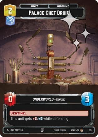 Palace Chef Droid (Foil) | Foil (29)  [Ashes of the Empire  Weekly Play Promos]