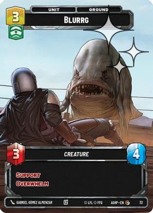 Blurrg (Foil) | Foil (32)  [Ashes of the Empire  Weekly Play Promos]