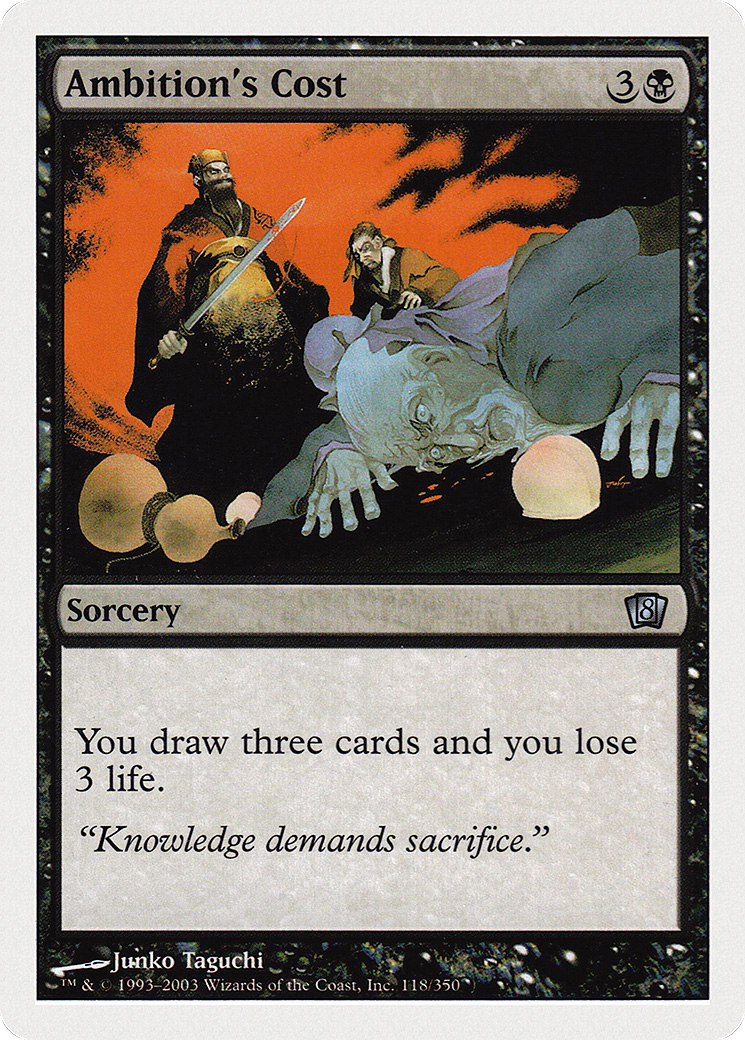 Ambition's Cost [Eighth Edition] Foil