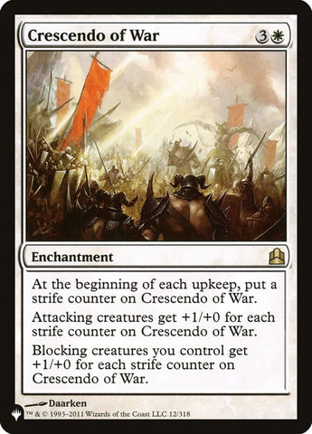 Crescendo of War [The List]