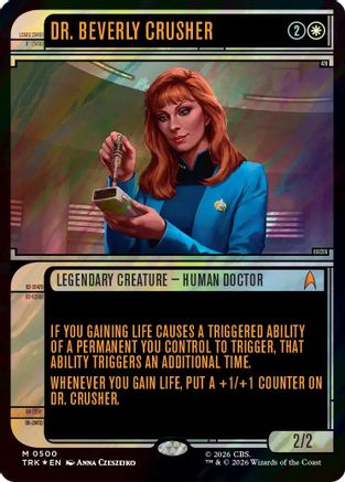 Dr. Beverly Crusher (Showcase) (Surge Foil) |  Foil (500) [Star Trek]