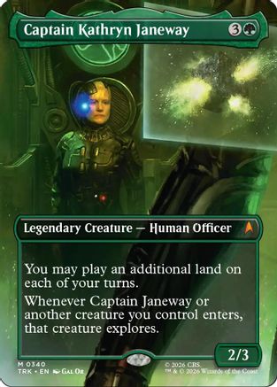 Captain Kathryn Janeway (Borderless) |  Foil (340) [Star Trek]