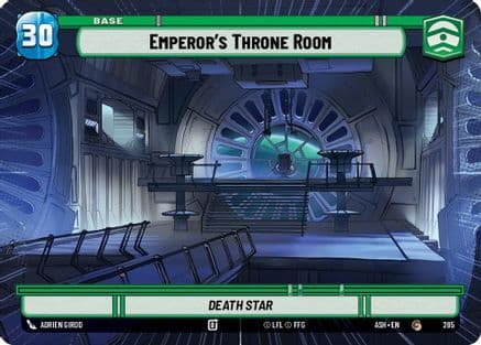 Emperor's Throne Room // Shield (Hyperspace) |  (285 // T06)  [Ashes of the Empire]