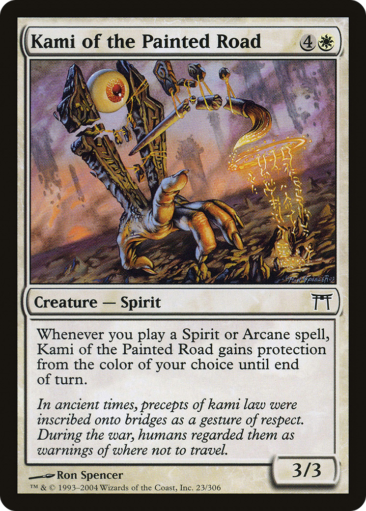 Kami of the Painted Road [Champions of Kamigawa] Foil