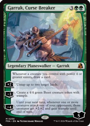 Garruk, Curse Breaker |  (259) [Reality Fracture]